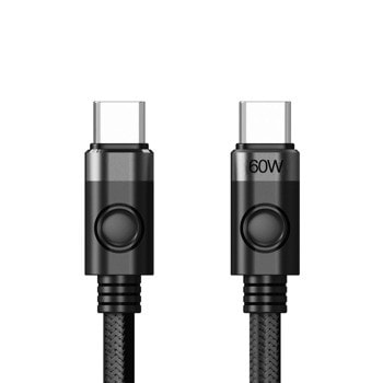 Кабел Orico CDX-60CC-BK, от USB C(м) към USB C(м), 1m, черен | JAR Computers Orico CDX-60CC-BK