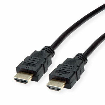 Кабел Roline 354080, от HDMI(м) към HDMI(м), 2m, черен | JAR Computers кабел roline HDMI(м) to HDMI(м) 2m 354080