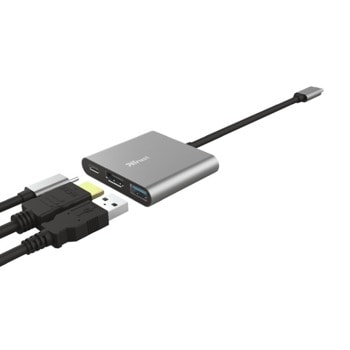 Trust Dalyx 3-IN-1 USB-C Adapter 23772