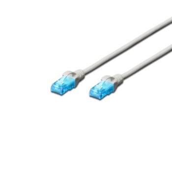 Digitus Cat.5e 0,5m UTP сив, Assmann