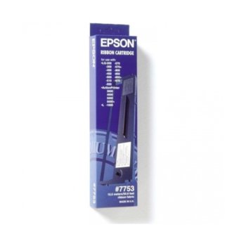 ЛЕНТА ЗА МАТРИЧЕН ПРИНТЕР EPSON LQ-200/300/300+/400/450/500/550/570/580/800/850/870 - (7753) - P№ C13S015021 | JAR Computers ЛЕНТА ЗА МАТРИЧЕН ПРИНТЕР EPSON LQ 800/850/850+/…
