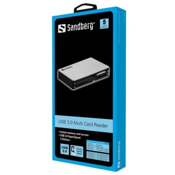 SANDBERG SNB-133-73 USB 3.0 четец за карти