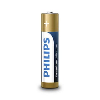 Philips Premium Alkaline, AAA, 1.5V, 4бр