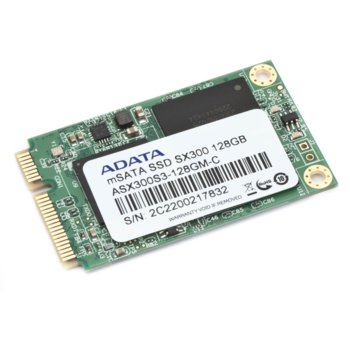 128GB, A-Data XPG SX300, SSD mSATA, 6Gb/s