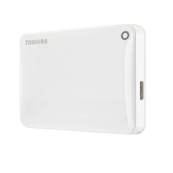 500GB Toshiba Canvio Connect II White+ Trust Barra