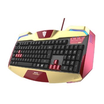 E-3LUE Wired Keyboard Iron Man 3 Edition USB