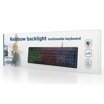 Клавиатура Gembird KB-UML-01 Rainbow
