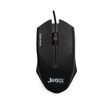 Мишка Jedel M61, оптична, 800dpi, USB, черна image