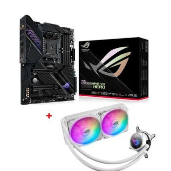 Asus ROG CROSSHAIR VIII Dark Hero + LC 240 RGB Whi