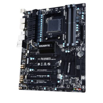 Дънна платка Gigabyte GA-990FXA-UD3 R5 (rev. 1.0), AMD 990FX/SB950, AM3(+), DDR3, PCI-E, 6x SATA 6Gb/s, eSATA, 2x USB3.0, ATX | JAR Computers Gigabyte GA-990FXA-UD3 R5 (rev. 1.0)