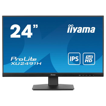 Монитор IIYAMA XU2491H-B1, 23.8" (60.45 cm) IPS панел, 100Hz, Full HD, 0.5ms, 80 000 000:1, 300 cd/m2, DisplayPort, HDMI | JAR Computers IIYAMA XU2491H-B1
