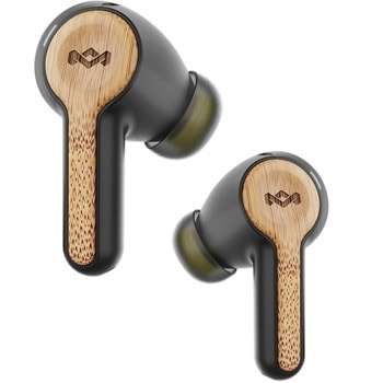 Слушалки House of Marley Rebel (EM-JE121-SB), безжични, микрофон, Блуетоотх, до 30 часа време на работа, черни | JAR Computers House of Marley EM-JE121-SB