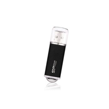 Памет 4GB USB Flash Drive, Silicon Power Ultima II I-Series, USB 2.0, черен | JAR Computers Silicon Pow 4 GB Ultima USB2 SP004GBUF2M01V1K