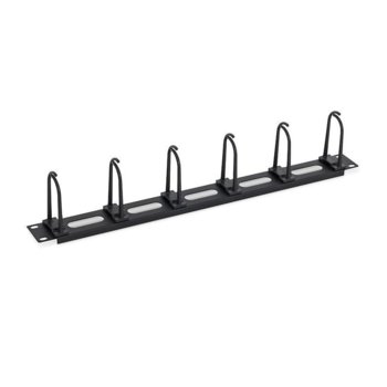 Аранжиращ панел Triton RAB-UP-450-A1 за кабели, 19", 1U, 6x куки, пластмасов | JAR Computers Triton RAB-VP-X16