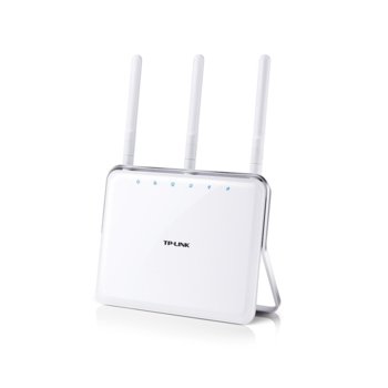 Рутер TP-Link Archer C8, 1750Mbps, 2.4GHz(450 Mbps)/5GHz(1300 Mbps), Wireless AC, 4x LAN 1000, 1x WAN 1000, 1x USB 3.0, 1x USB 2.0, 3x външни антени | JAR Computers Tp-Link Archer C8