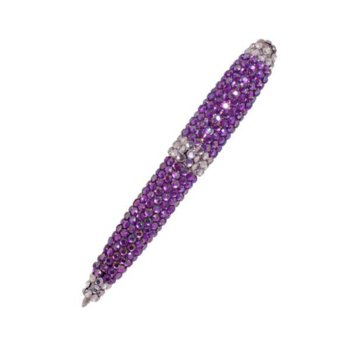 SATZUMA Diamante Pen (химикалка с украса), лилава
