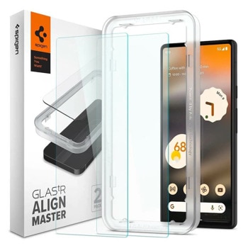 Протектор от закалено стъкло /Tempered Glass/ Spigen AGL04695 за Google Pixel 6A, 9H твърдост | JAR Computers Протектор Spigen AGL04695