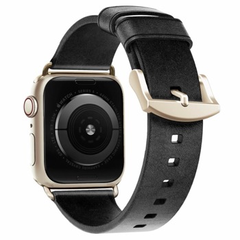 Каишка Nomad Strap Modern Slim Leather (NM1A31SM00), естествена кожа, за Apple Watch 38/40mm, черна | JAR Computers Nomad Strap Modern Slim Leather NM1A31SM00 455716
