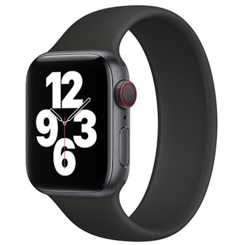 Каишка Sdesign Silicone SoloLoop Band (SDLOOP-BK-44), силиконова, за смарт часовник Apple Watch 42/44mm, черна | JAR Computers Sdesign Silicone SoloLoop Band SDLOOP-BK-44