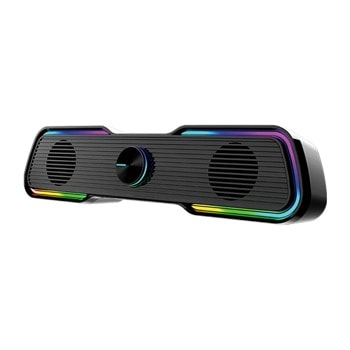 Тонколони N-169B, 2.0, 6W RMS (2x3W), USB, черни, RGB | JAR Computers Тонколони N-169B 2x3W USB RGB Черен 22187
