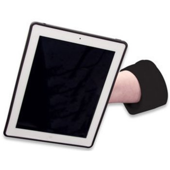 Държач за таблет Manhattan iPad Gripper за IPad 2, ръчна, пластмасов капак, микрофибърна подплата, черен | JAR Computers MANHATTAN 404624 iPad Gripper