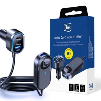 3MK Double Car Charger PD 135W