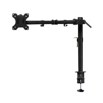 Стойка за монитор ACT AC8301, за плот, за екрани от 10" до 32", VESA до 100x100, до 8 кг, регулируема, черна | JAR Computers ACT AC8301