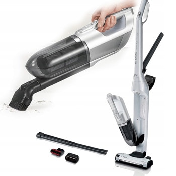 Прахосмукачка Bosch Flexxo Gen2 23Vmax BCH3P2301, безжична, 0,4 l контейнер, 2 нива на мощност, до 50 мин. време на работа, бяла | JAR Computers Bosch BCH3P2301