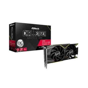Видео карта AMD Radeon RX 5500 XT, 8GB, ASRock Challenger D OC, PCI-E, GDDR6, 128bit, HDMI, DisplayPort | JAR Computers ASRock RX5500XT CLD 8GO_PROMO
