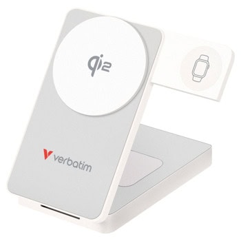 Verbatim Foldable 3-in-1 Qi2 White 10000 32296
