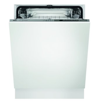 Съдомиялна машина AEG FSE 53600Z, Вградена, A+++, 13 л., 5 програми, 4 температури, сензор отчита нивото на замърсяване на водата и регулира нейната консумация, бяла | JAR Computers AEG FSE 53600Z