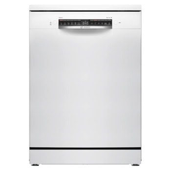 Съдомиялна Bosch SMS4HVW00E, клас D, 14 комплекта, 6 програми, 4 температури, ExtraDry, VarioFlex кошници, Rackmatic, бяла | JAR Computers Съдомиялна Bosch SMS4HVW00E