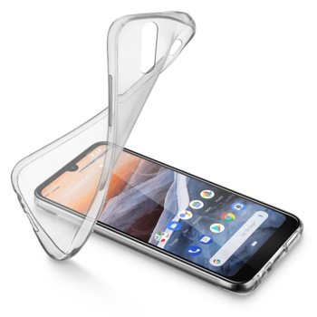 Калъф за Nokia 3.2, гумен, Cellular Line Soft, прозрачен | JAR Computers Прозрачен калъф Soft за Nokia 3.2