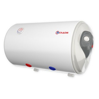 Електрически бойлер Елдом WH08046BR, 80 л., хоризонтален, мощност 3kW, емайлиран, енергиен клас C, 46.2 x 83.5 x 48.4 cm | JAR Computers Бойлер Елдом WH08046BR 80L 3KW