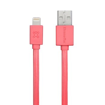 Кабел XtremeMac Lightning, USB A(M) към Lightning, 1m., червен | JAR Computers XtremeMac Lightning