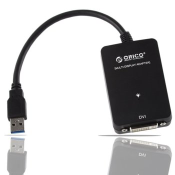 Orico DU3D-BK USB 3.0(м) към DVI(ж)