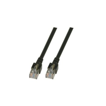 Пач кабел FTP EFB Elektronik, 3m, Cat 5E, черен | JAR Computers EFB Elektronik RJ45 F/UTP Cat.5e 3m black K5465.3