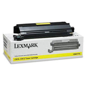 КАСЕТА ЗА LEXMARK OPTRA C 910/912 - Yellow - P№ 12N0770 - заб.: 14000k | JAR Computers КАСЕТА ЗА LEXMARK OPTRA C 910/912 - Yellow