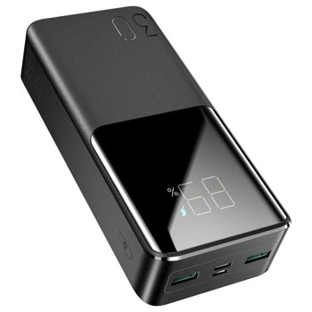 Външна батерия/power bank/ Joyroom JR-QP193, 30 000mAh, 22,5W, черна, бързо зареждане, LED дисплей, 1xUSB-C, 2xUSB-A | JAR Computers Joyroom 30 000mAh JR-QP193