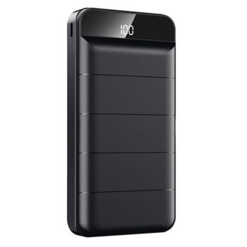 Bъншна батерия /power bank/ Remax Leader RPP-140, 20000 mAh, черна, Micro USB - 5V 2.0A, USB Type-C | JAR Computers батерия Remax Leader RPP-140 20000mAh Черен