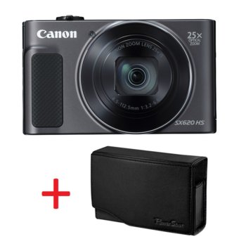 Canon PowerShot SX620 HS Black + Canon DCC-1500