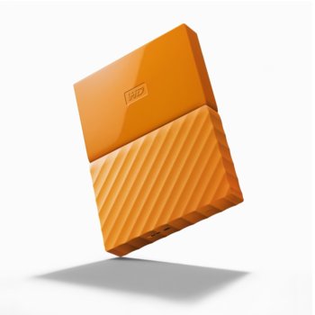 Твърд диск 4TB Western Digital My Passport WDBYFT0040BOR(оранжев), външен, 2.5" (6.35 cm), USB 3.0 | JAR Computers 4TB Western Digital MyPassport Orange WDBYFT0040BO