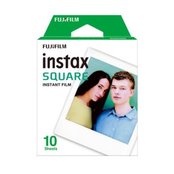 Фотохартия Fujifilm Instant Film, за Fujifilm Instax Square, 10 листа | JAR Computers Fujifilm Instax Square моментален филм (10 л.)
