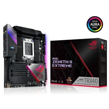 Дънна платка ASUS ROG Strix TRX40-E Gaming, DDR4, PCIe 4.0, 8x SATA 6Gb/s, 2x M.2, (SLI), 7x USB 3.2 Gen2, ATX | JAR Computers Дънна платка ASUS ROG Strix TRX40-E