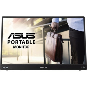 Монитор Asus ZenScreen MB16ACV, преносим, 15.6" (39.62 cm) IPS панел, Full HD, 5ms, 100 000 000:1, 250 cd/m2, USB Type-C | JAR Computers Asus ZenScreen MB16ACV