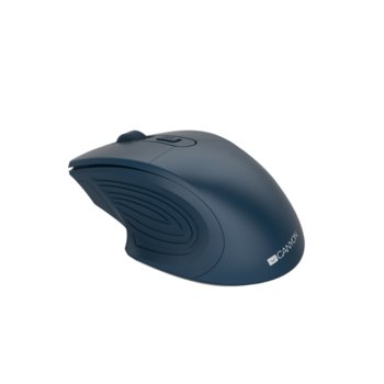 Мишка Canyon Wireless Optical Mouse, оптична (1600 dpi), безжична, USB, 4 бутона, синя image