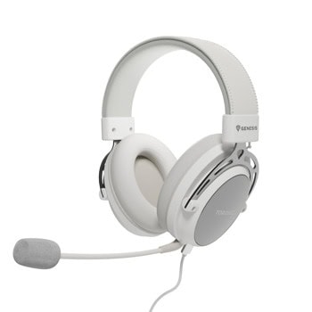 Слушалки Genesis Toron 301, Jack 3.5mm, микрофон, гейминг, 53mm говорители, бели | JAR Computers Genesis Toron 301 White NSG-2161