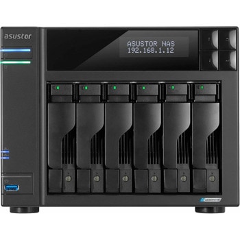 Мрежови диск (NAS) Asustor Lockerstor AS6706, четири ядрен Intel Celeron N5105 2.0/2.9 GHz, без твърд диск (6x SATA 6Gb/s), 4GB DDR4, 2x 100/1000/2500 LAN, 2x USB 3.2 | JAR Computers Asustor Lockerstor AS6706