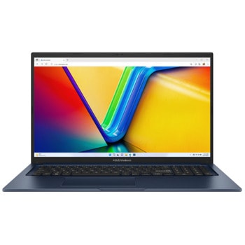 Лаптоп Asus Vivobook 17 X1704VA-AU521 (90NB10V2-M007A0)(син), десетядрен Intel Core i5-1335U 1.3/4.6GHz, 17.3" (43.94cm) Full HD IPS Anti-Glare Display, (HDMI), 16GB DDR4, 512GB SSD NVMe, 1x USB 3.2 Gen 1 Type-C, No OS | JAR Computers Asus Vivobook 17 X1704VA-AU521 90NB10V2-M007A0