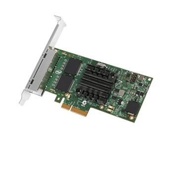 Мрежови адаптер Intel Ethernet Server Adapter I350-T4V2, 5 бр., от PCIe v2.1 (5.0 GT/s) към 4x RJ-45 10/100/1000 Mbit/s, bulk | JAR Computers Intel Ethernet Server Adapter I350-T4V2 - 5 pcs, b